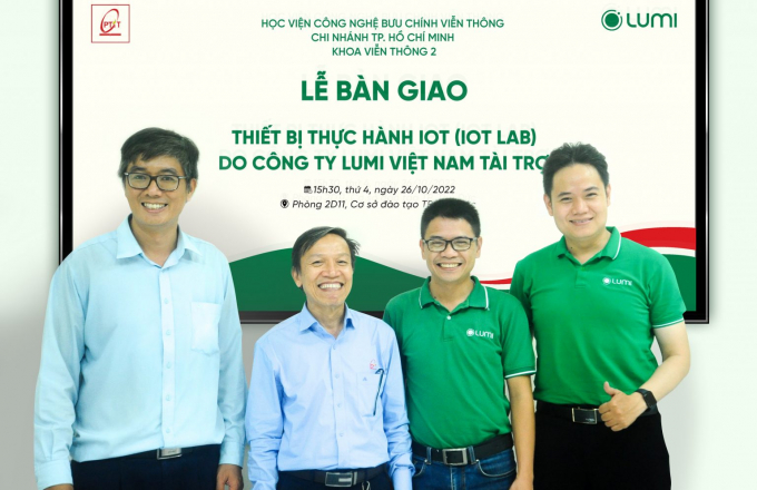 Lumi Việt Nam ký kết hợp tác trường PTIT chi nhánh TP. Hồ Chí Minh – Nối dài hành trình đào tạo kỹ sư IoT đến các tỉnh thành phía Nam